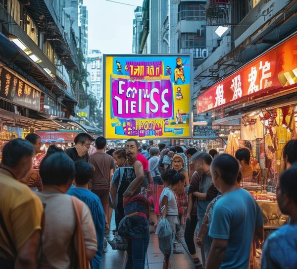 城市市场，群体广告宣传案例分析